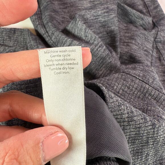 Athleta Venice Joggers Women’s Gray Ribbed Waist Tapered Cuff Lounge Pants Small - Picture 12 of 13